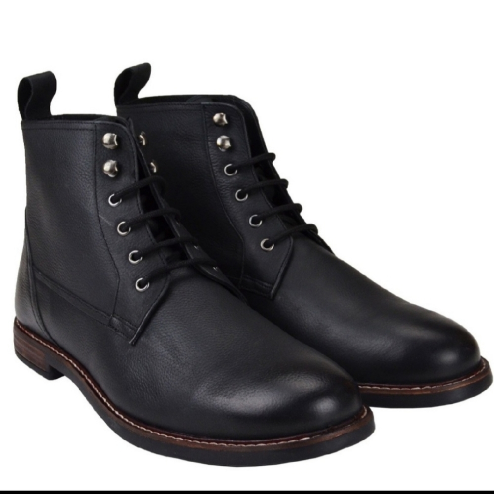 NEW | Ben Sherman | Brent Black Leather Boots